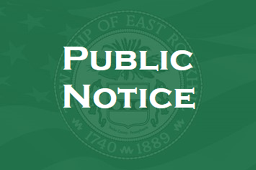 Public Notice - Zoning Hearing 7/30/2024